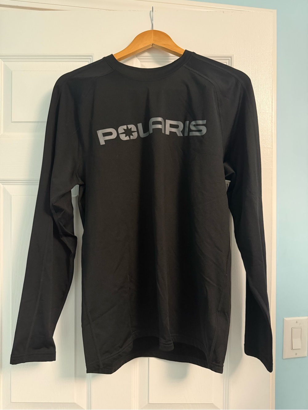 Polaris Men's Black Long-Sleeve Active Tee